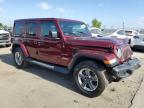 2021 Jeep Wrangler Unlimited Sahara на продаже в Los Angeles, CA - Front End