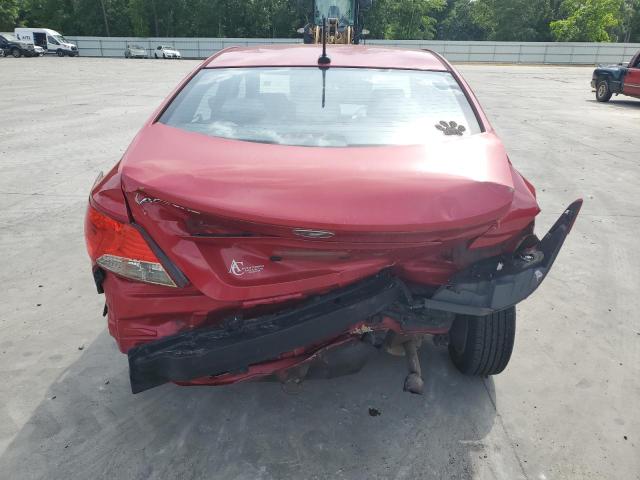  HYUNDAI ACCENT 2013 Red