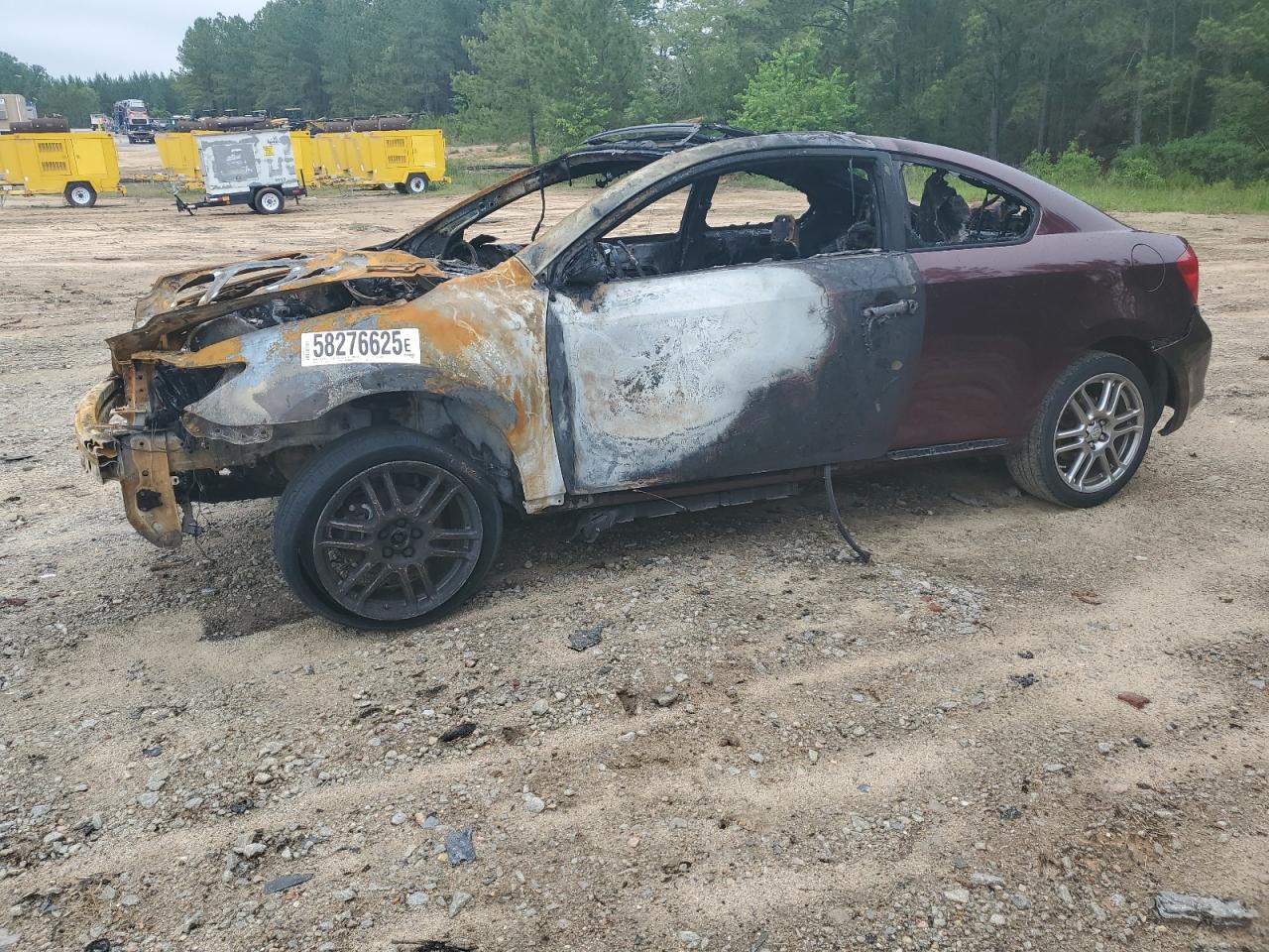 2007 Toyota Scion Tc на продаже в Gaston, SC - Burn