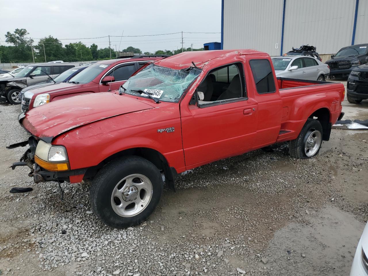 1998 Ford Ranger Super Cab продається в Lawrenceburg, KY - Rollover