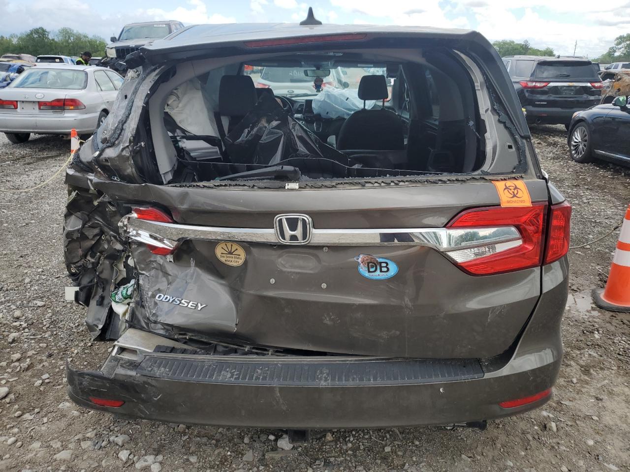 2019 Honda Odyssey Exl VIN: 5FNRL6H79KB133976 Lot: 56988215