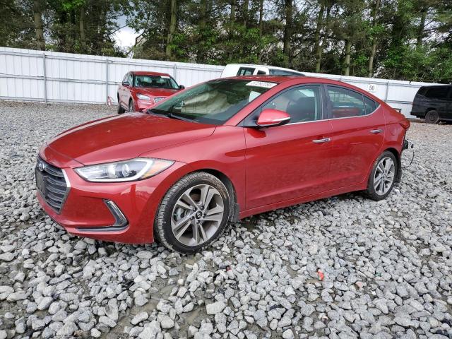 Sedans HYUNDAI ELANTRA 2017 Red
