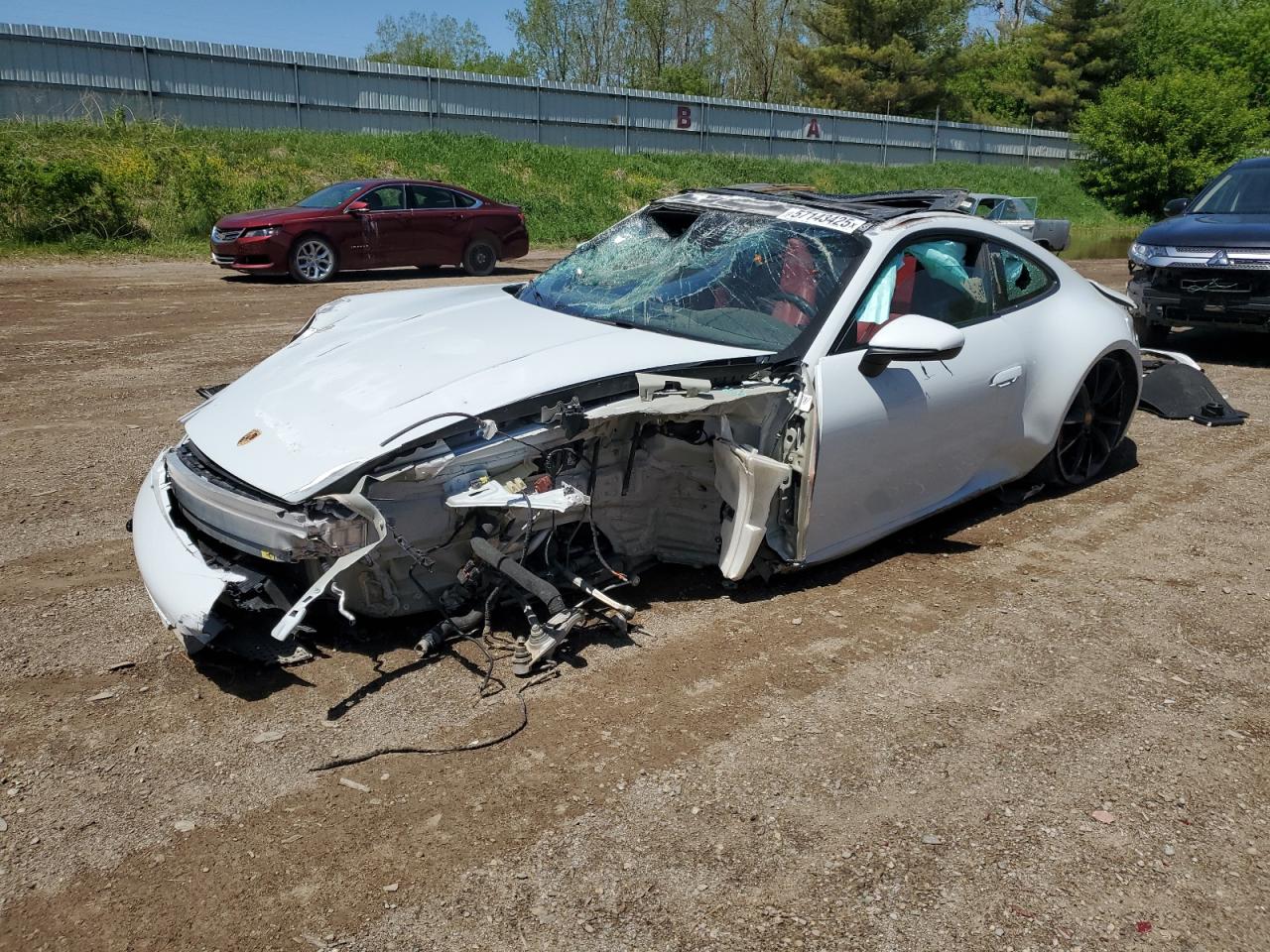 2020 Porsche 911 Carrera S for Sale in Davison, MI - Rollover