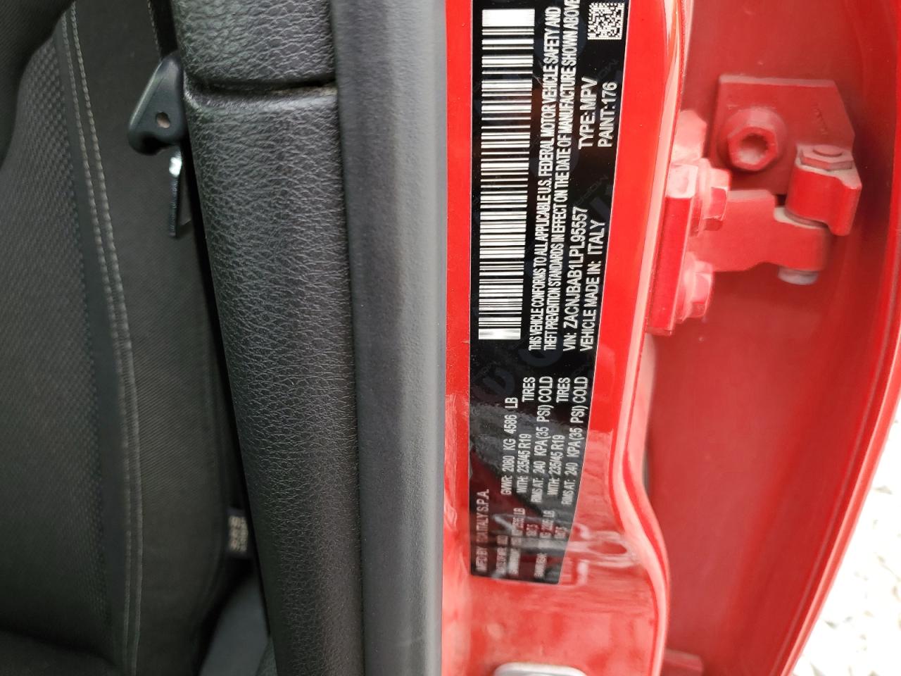 2020 Jeep Renegade Sport VIN: ZACNJBAB1LPL95557 Lot: 57669135