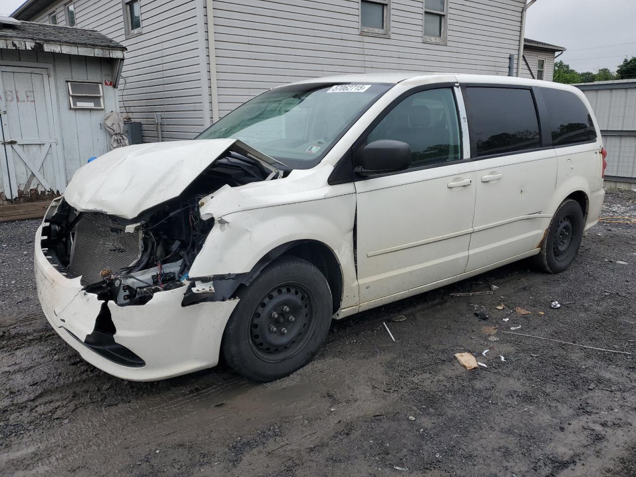 2012 Dodge Grand Caravan Se იყიდება York Haven-ში, PA - Front End