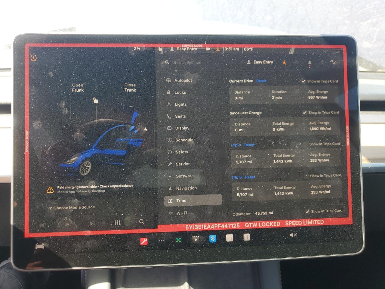 2023 Tesla Model 3 VIN: 5YJ3E1EA4PF447125 Lot: 57049045