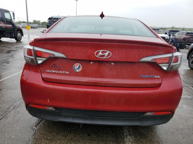  HYUNDAI SONATA 2016 Red