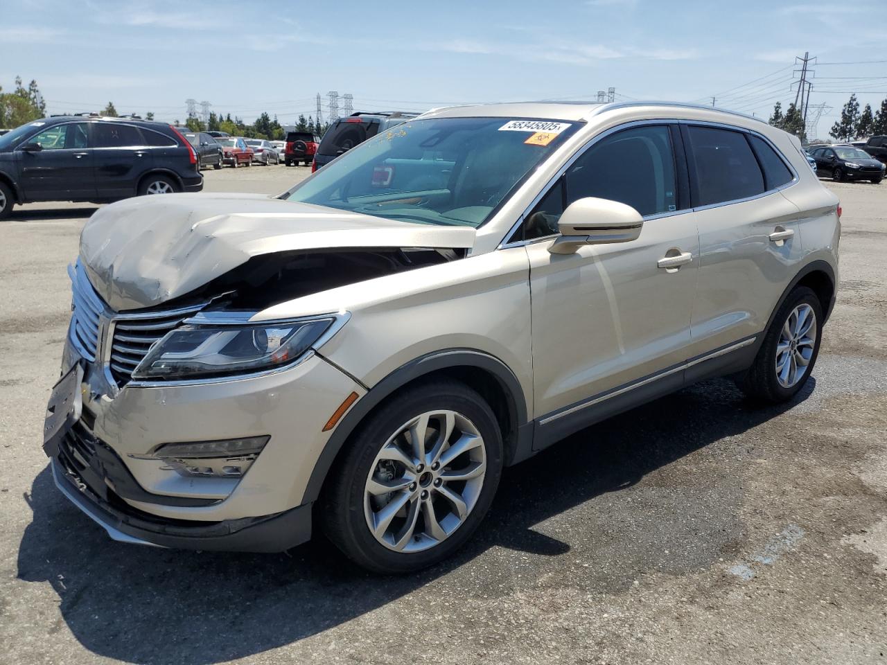 2017 Lincoln Mkc Select იყიდება Rancho Cucamonga-ში, CA - Front End