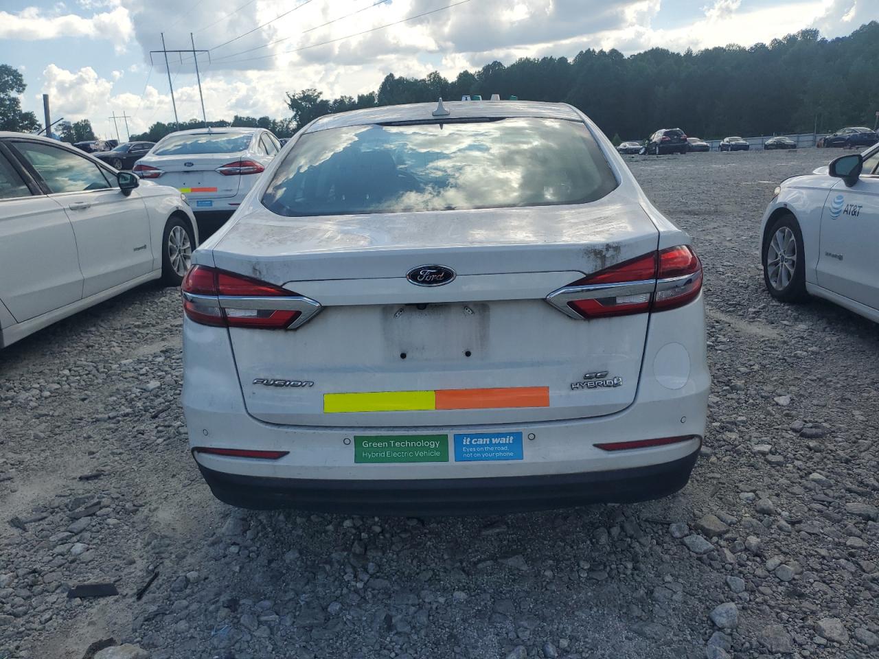 2019 Ford Fusion Se VIN: 3FA6P0LU7KR263986 Lot: 54030335