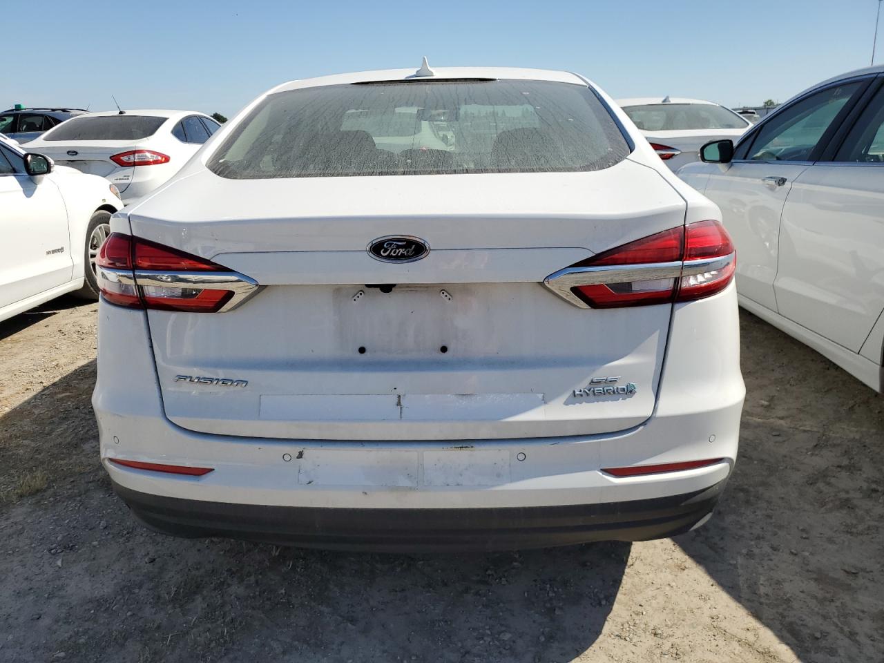 2019 Ford Fusion Se VIN: 3FA6P0LU2KR263989 Lot: 54034035