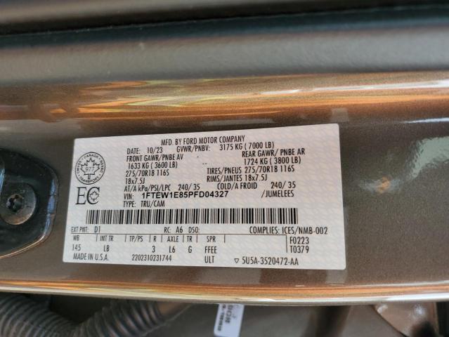 2023 FORD F150 SUPERCREW  