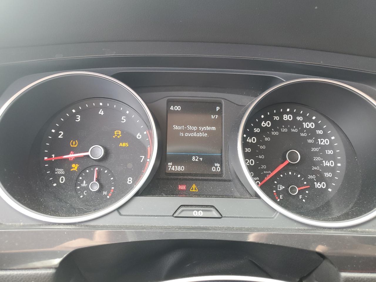 2019 Volkswagen Tiguan S VIN: 3VV1B7AX4KM149807 Lot: 57521035