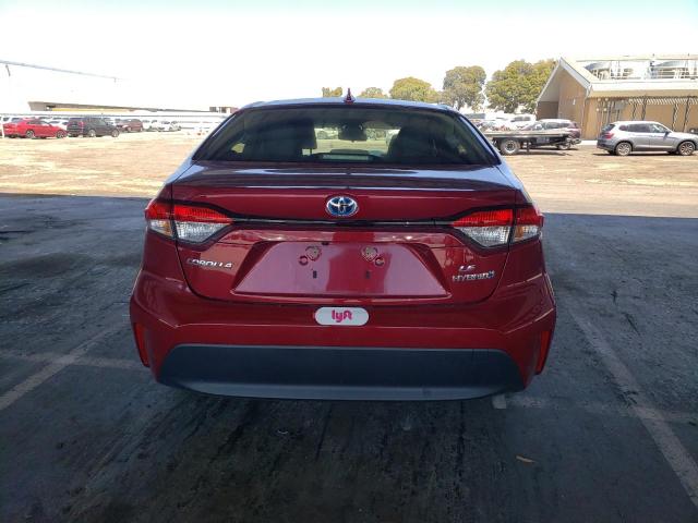  TOYOTA COROLLA 2023 Красный