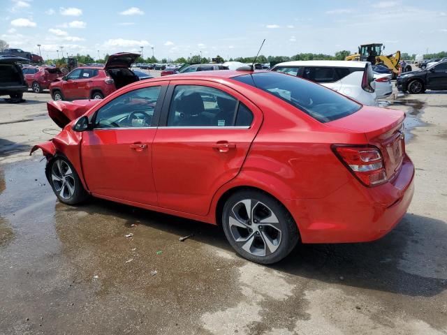  CHEVROLET SONIC 2017 Czerwony