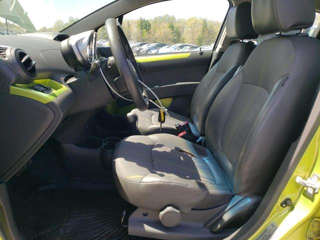 Hatchbacks CHEVROLET SPARK 2013 Zielony