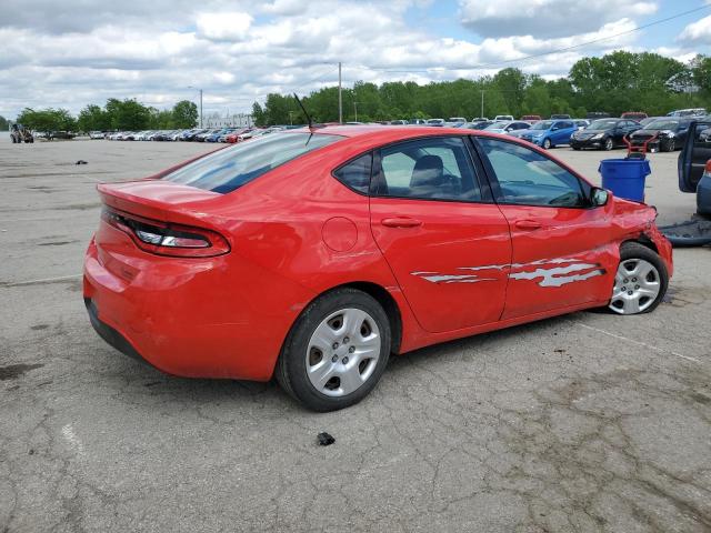  DODGE DART 2016 Красный