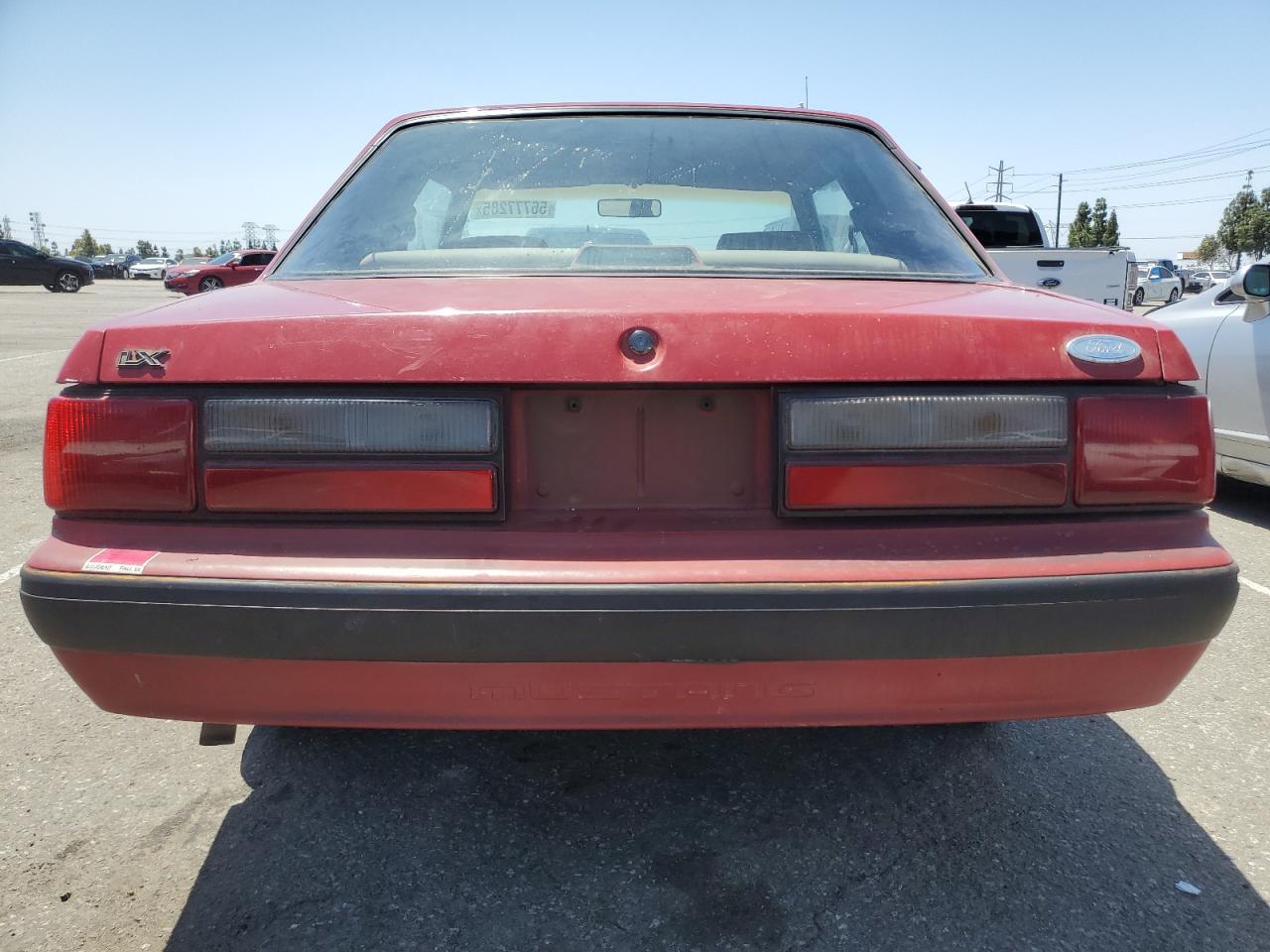 1988 Ford Mustang Lx VIN: 1FABP40A9JF257876 Lot: 56777285