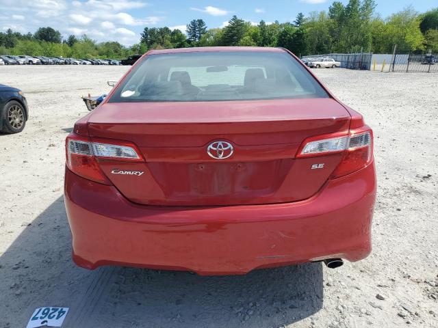  TOYOTA CAMRY 2012 Czerwony