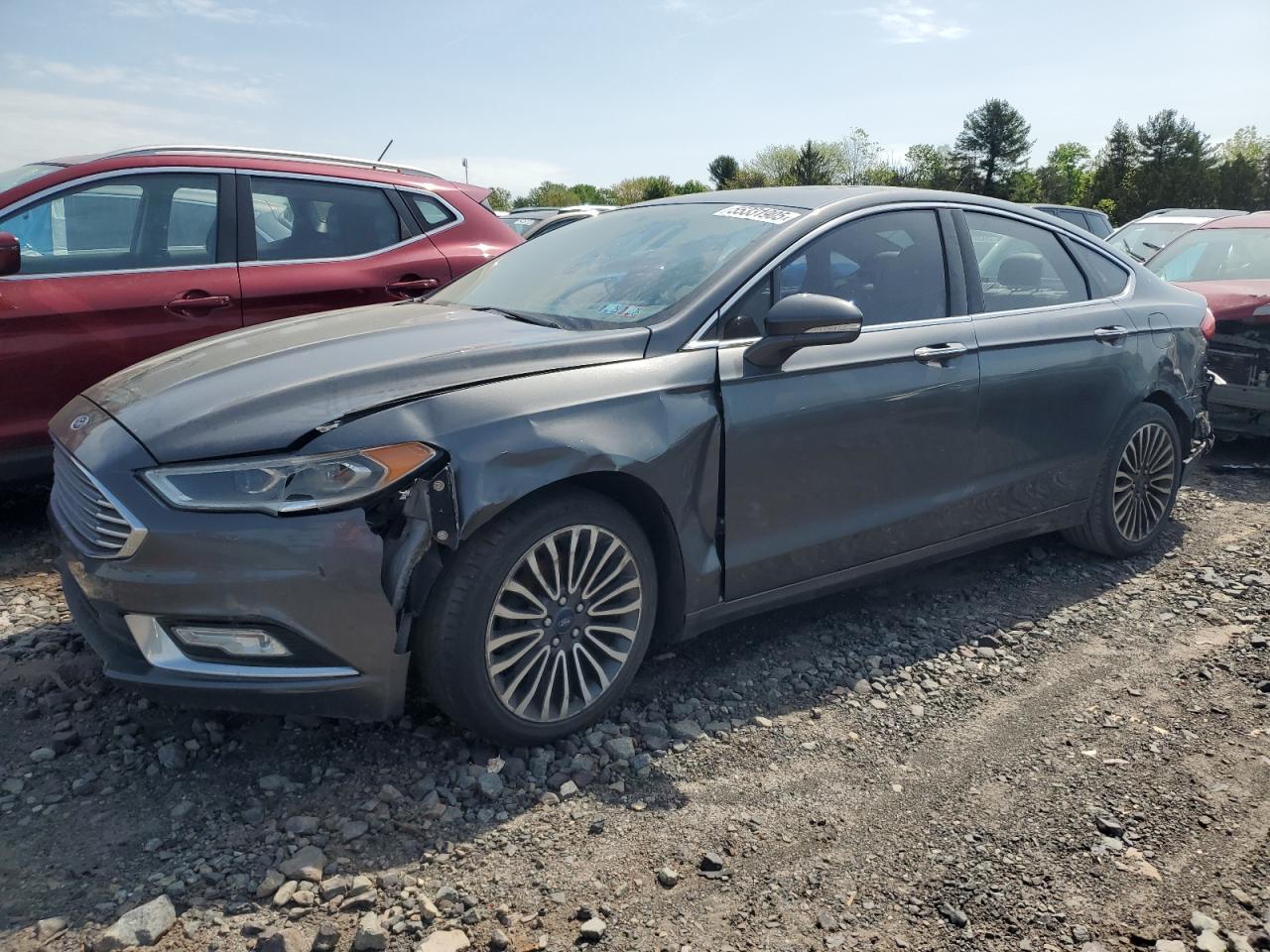 2017 Ford Fusion Titanium for Sale in Pennsburg, PA - Front End