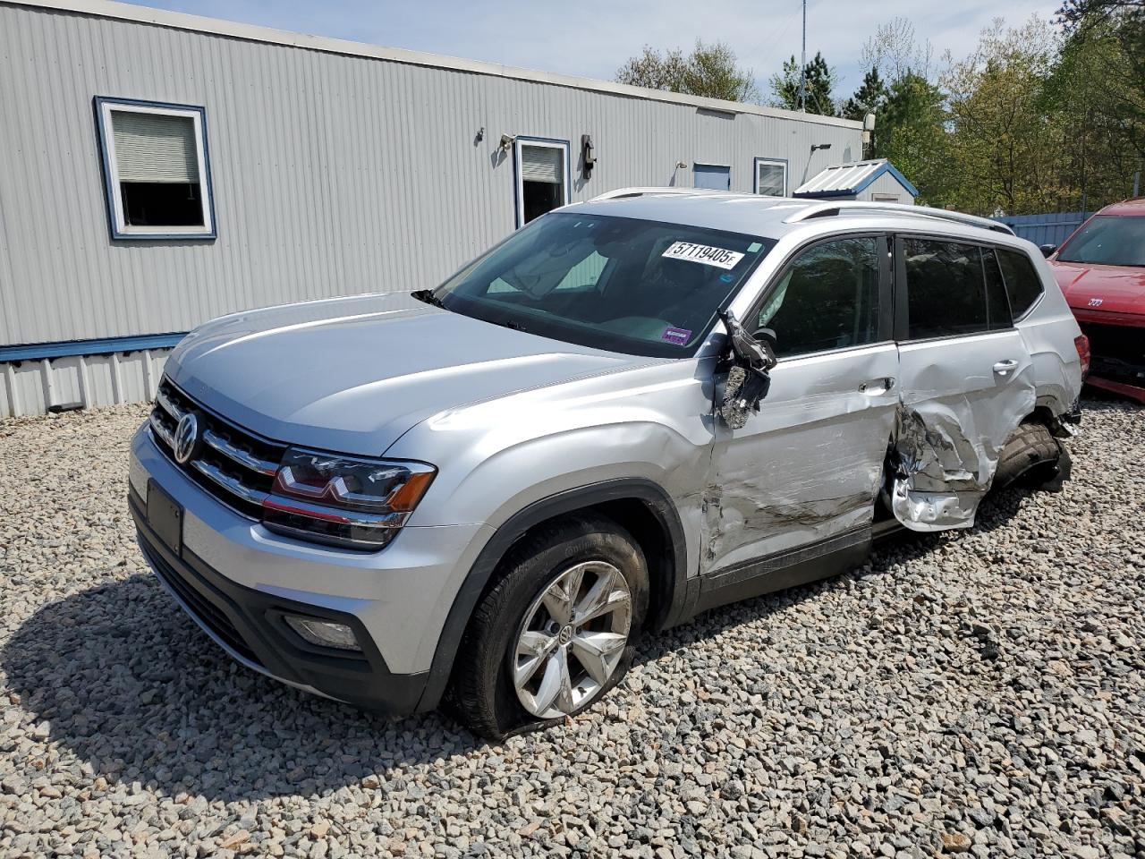 2018 Volkswagen Atlas Se for Sale in Lyman, ME - Side