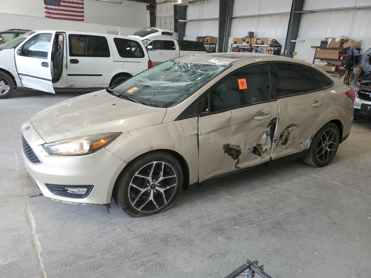 2017 Ford Focus Sel იყიდება Greenwood-ში, NE - Rollover