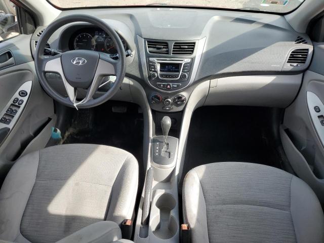  HYUNDAI ACCENT 2015 Czerwony