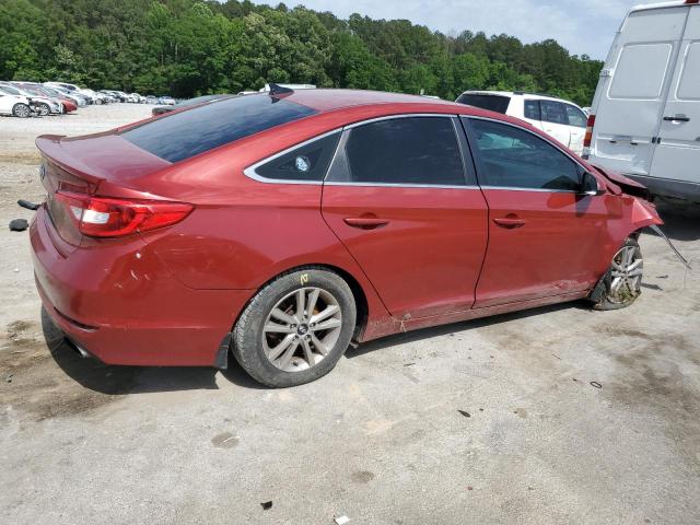  HYUNDAI SONATA 2017 Красный