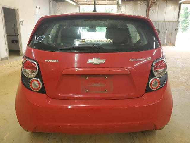  CHEVROLET SONIC 2013 Red