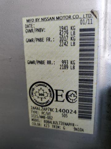 2011 NISSAN ALTIMA BASE  