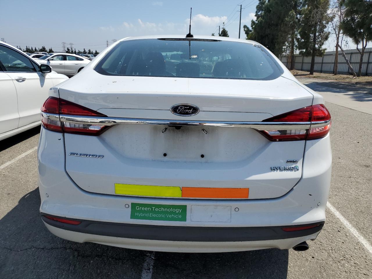 2018 Ford Fusion Se Hybrid VIN: 3FA6P0LU8JR278737 Lot: 54042525