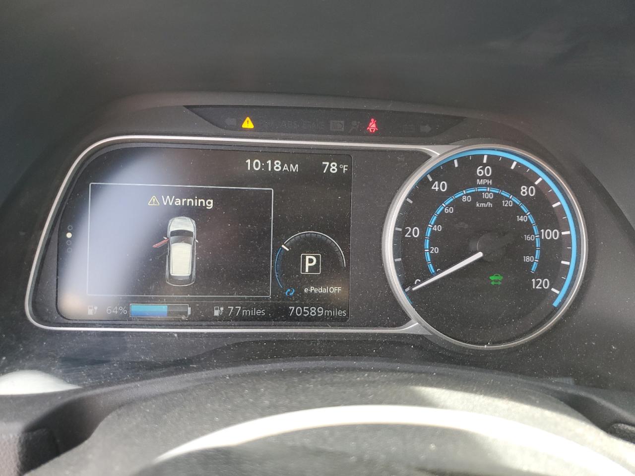 2019 Nissan Leaf S VIN: 1N4AZ1CP4KC301595 Lot: 57105005
