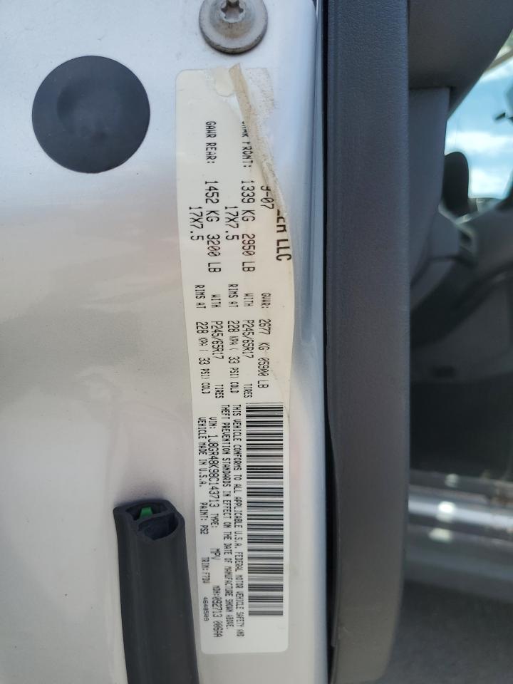 2008 Jeep Grand Cherokee Laredo VIN: 1J8GR48K98C143713 Lot: 55901695