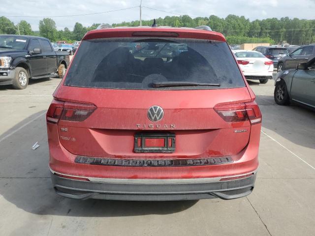  VOLKSWAGEN TIGUAN 2024 Красный