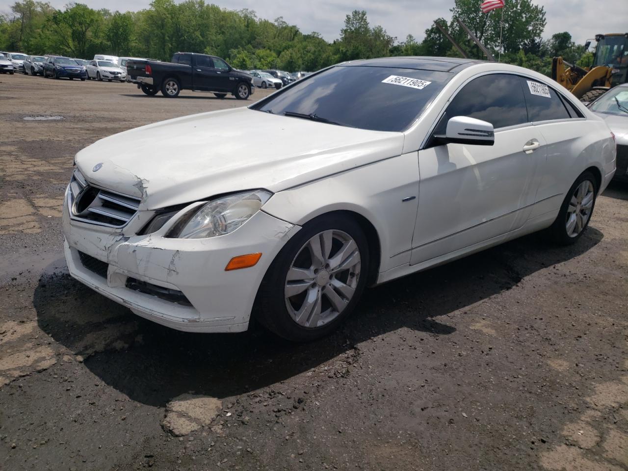 2012 Mercedes-Benz E 350 white coupe gas WDDKJ5KB3CF138253 photo #1
