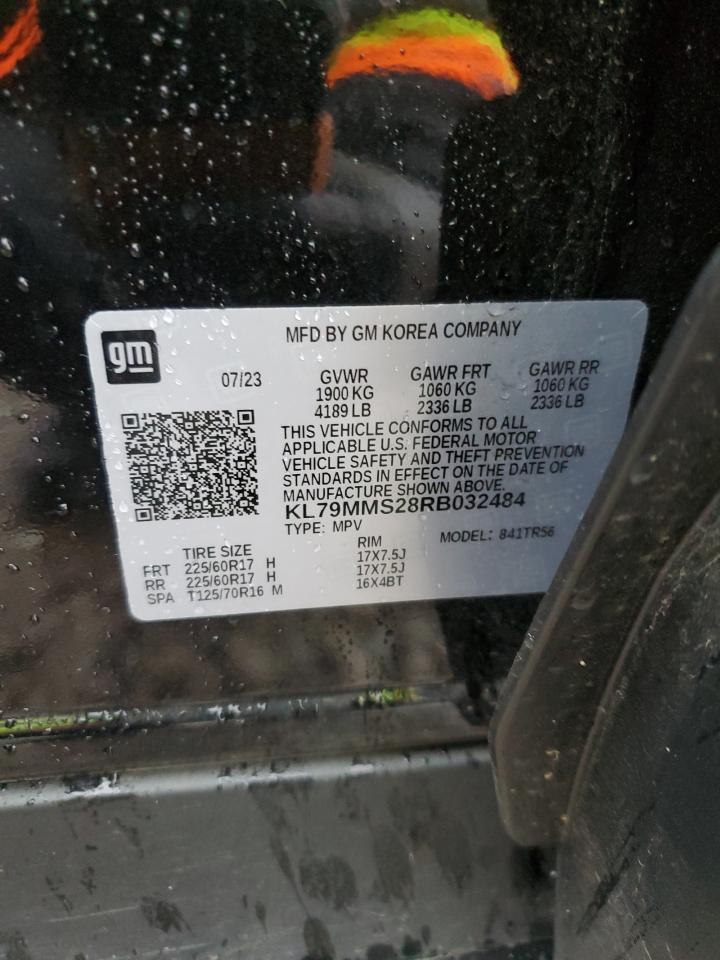 2024 Chevrolet Trailblazer Ls VIN: KL79MMS28RB032484 Lot: 56503725