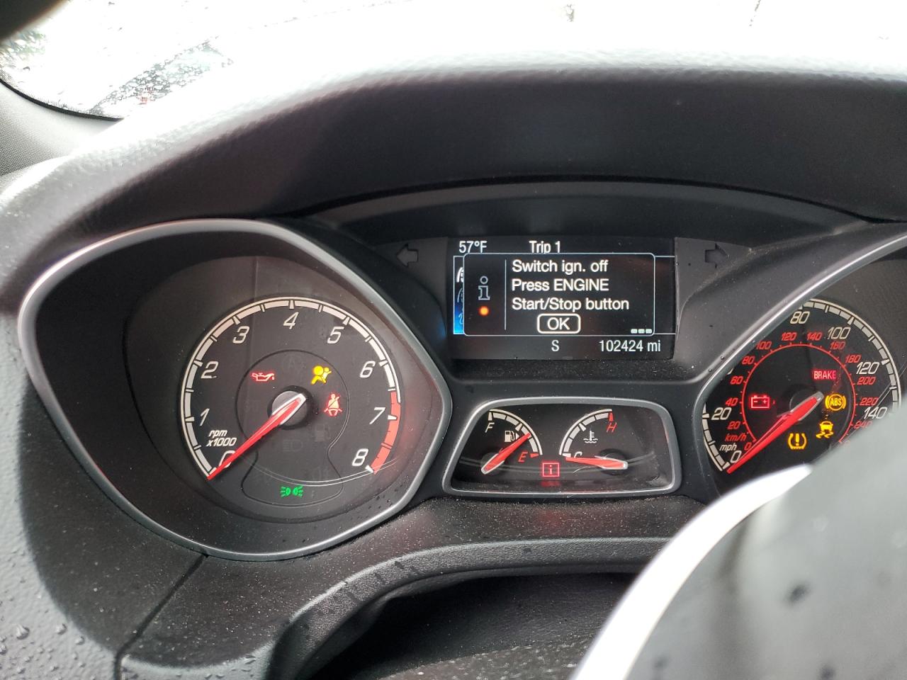 2014 Ford Focus St VIN: 1FADP3L90EL267157 Lot: 57567005