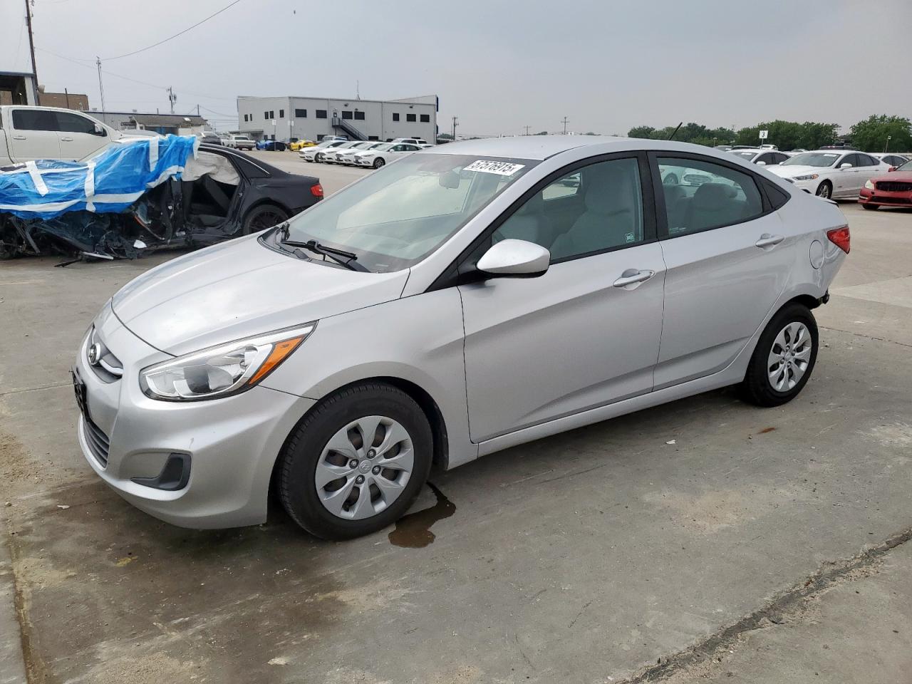 2017 Hyundai Accent Se იყიდება Grand Prairie-ში, TX - Rear End