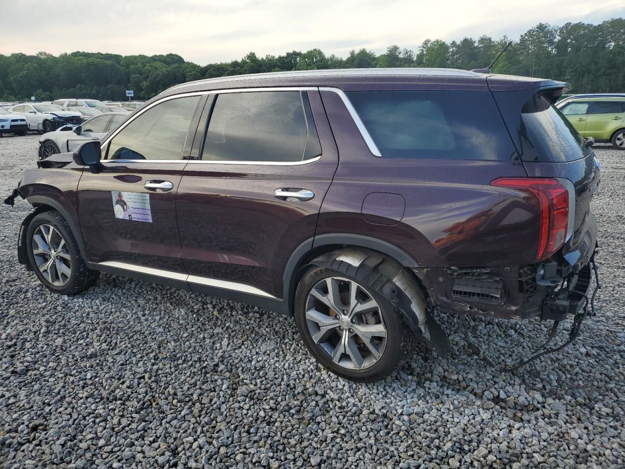 2021 Hyundai Palisade Sel VIN: KM8R3DHE2MU315186 Lot: 57062295