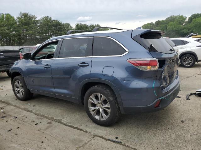  TOYOTA HIGHLANDER 2015 Blue