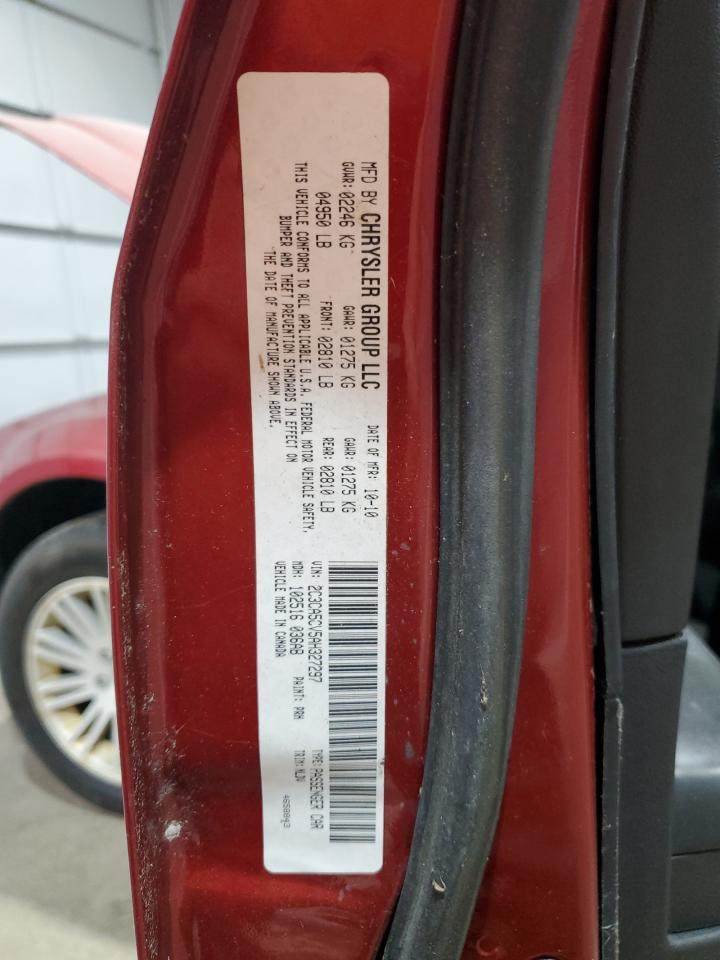 2010 Chrysler 300 Touring VIN: 2C3CA5CV5AH327297 Lot: 58697135