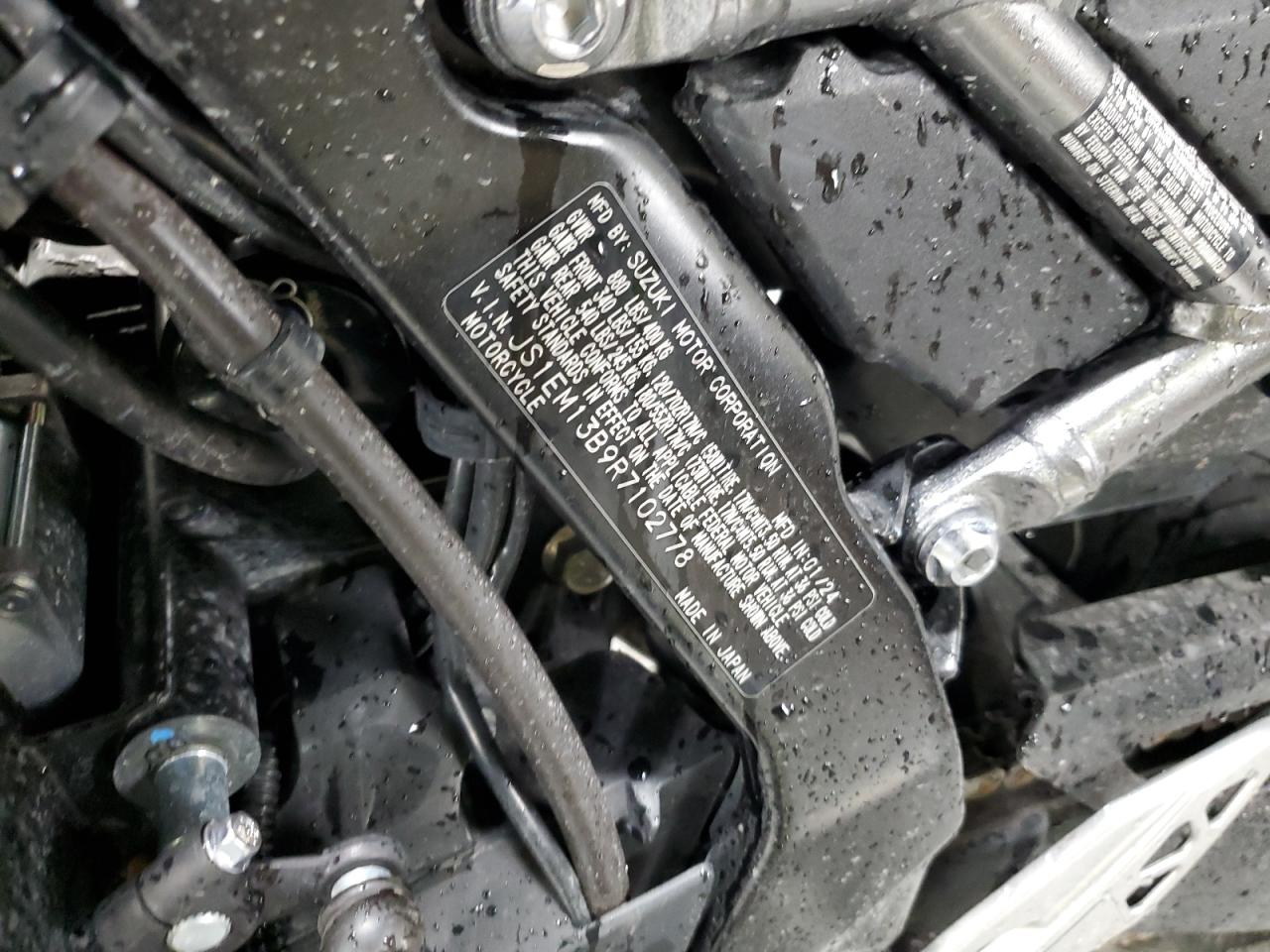 js1em13b9r7102778 JS1EM13B9R7102778 2024 Suzuki Gsx800 F