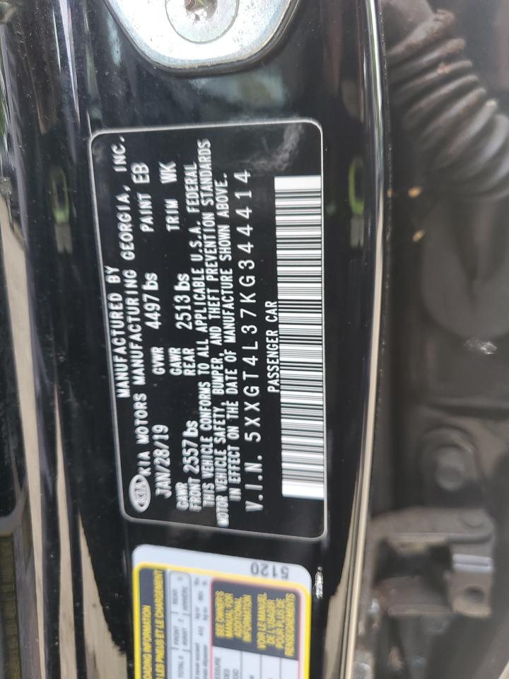 2019 Kia Optima Lx VIN: 5XXGT4L37KG344414 Lot: 56183265