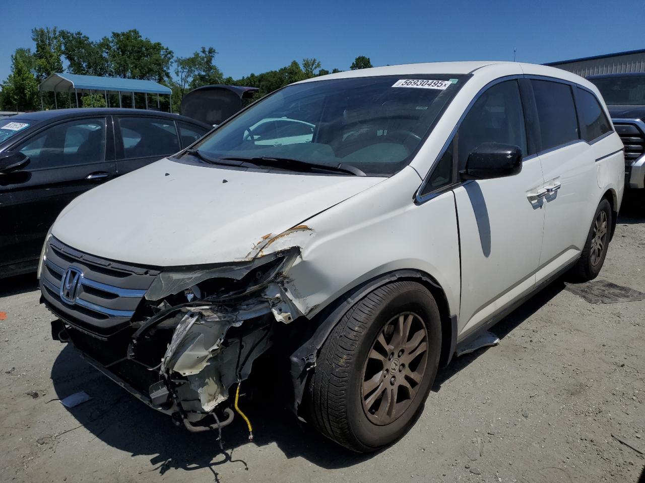 2013 Honda Odyssey Ex en Venta en Spartanburg, SC - Front End