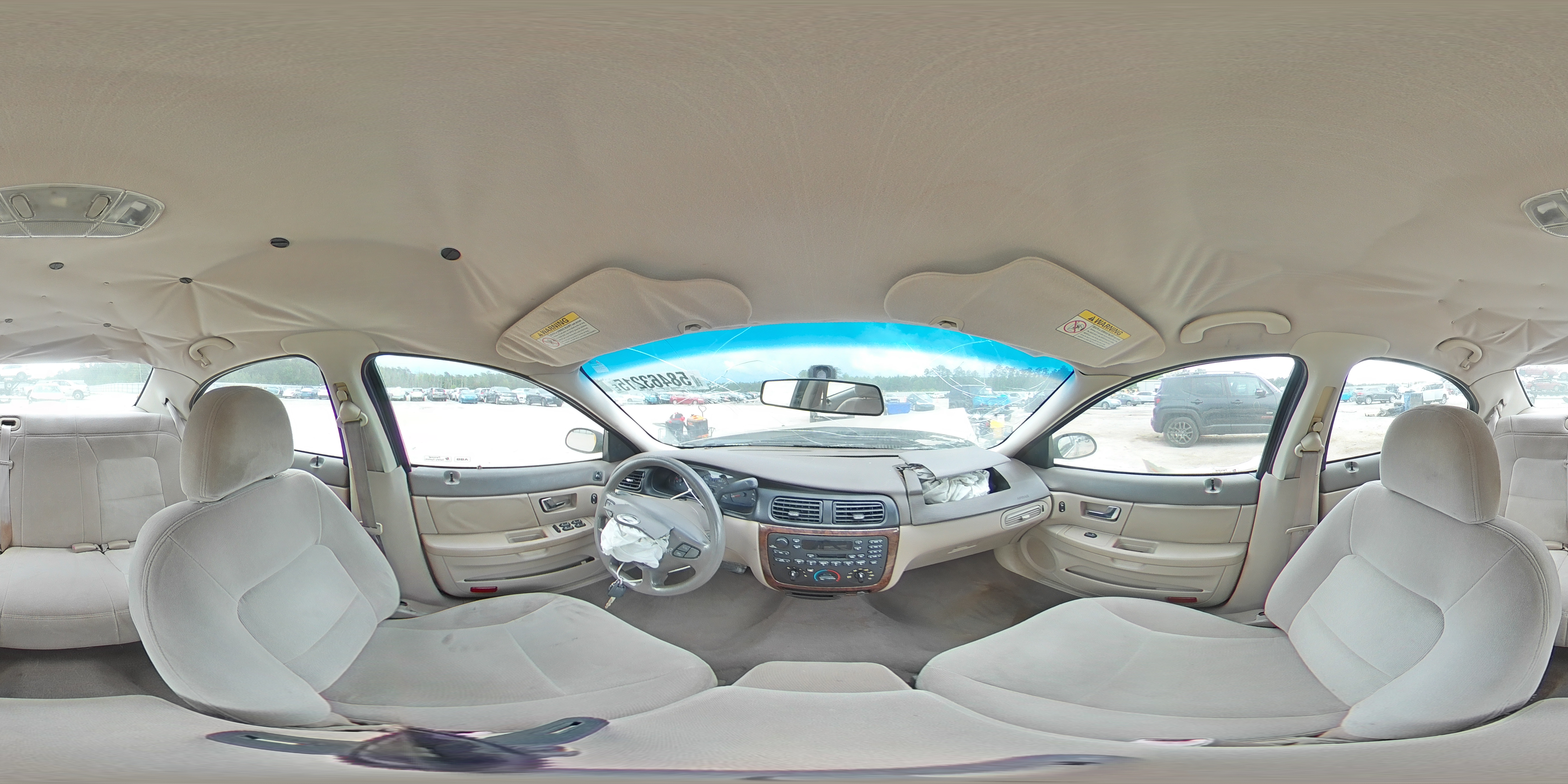 2000 Mercury Sable Gs VIN: 1MEFM50UXYA634743 Lot: 58463215