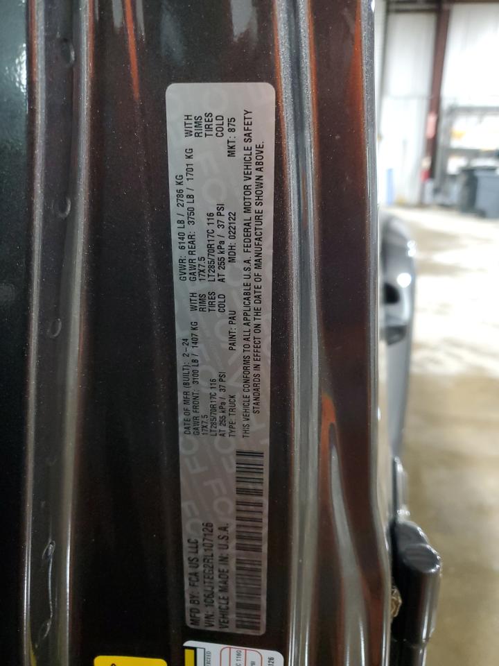 2024 Jeep Gladiator Mojave VIN: 1C6JJTEG2RL107126 Lot: 56300165