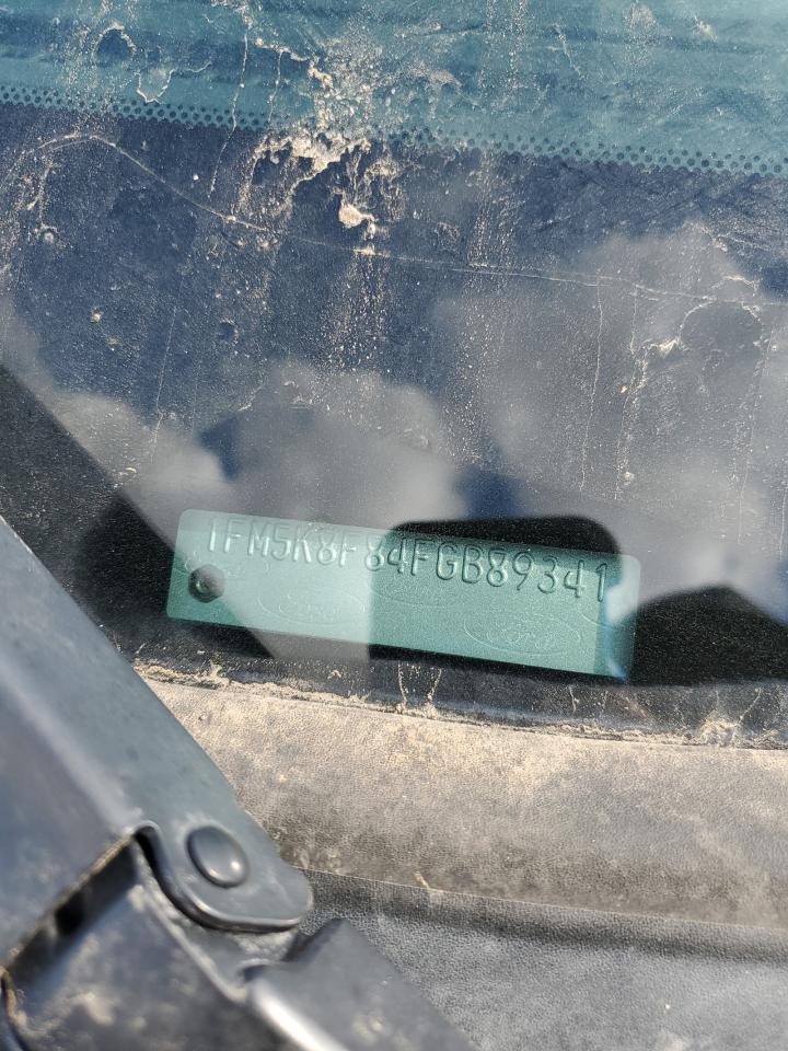 2015 Ford Explorer Limited VIN: 1FM5K8F84FGB89341 Lot: 55464575