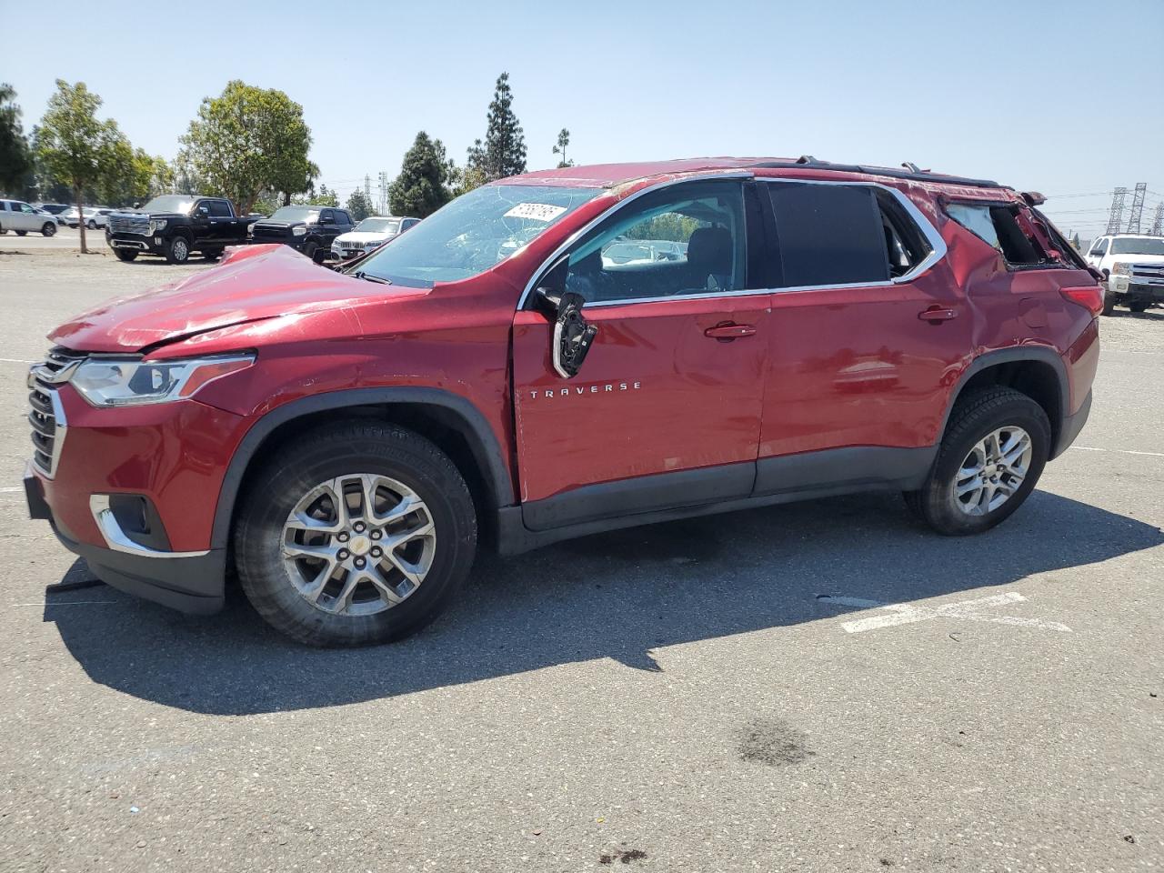 2019 Chevrolet Traverse Lt for Sale in Rancho Cucamonga, CA - Rollover