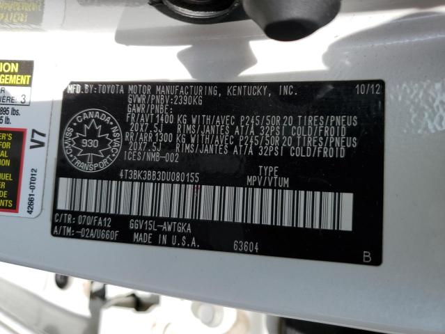 2013 TOYOTA VENZA LE  