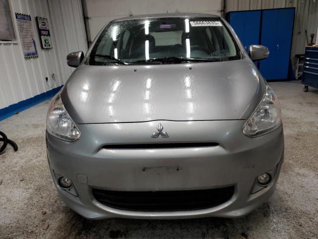 Hatchbacks MITSUBISHI MIRAGE 2015 Srebrny