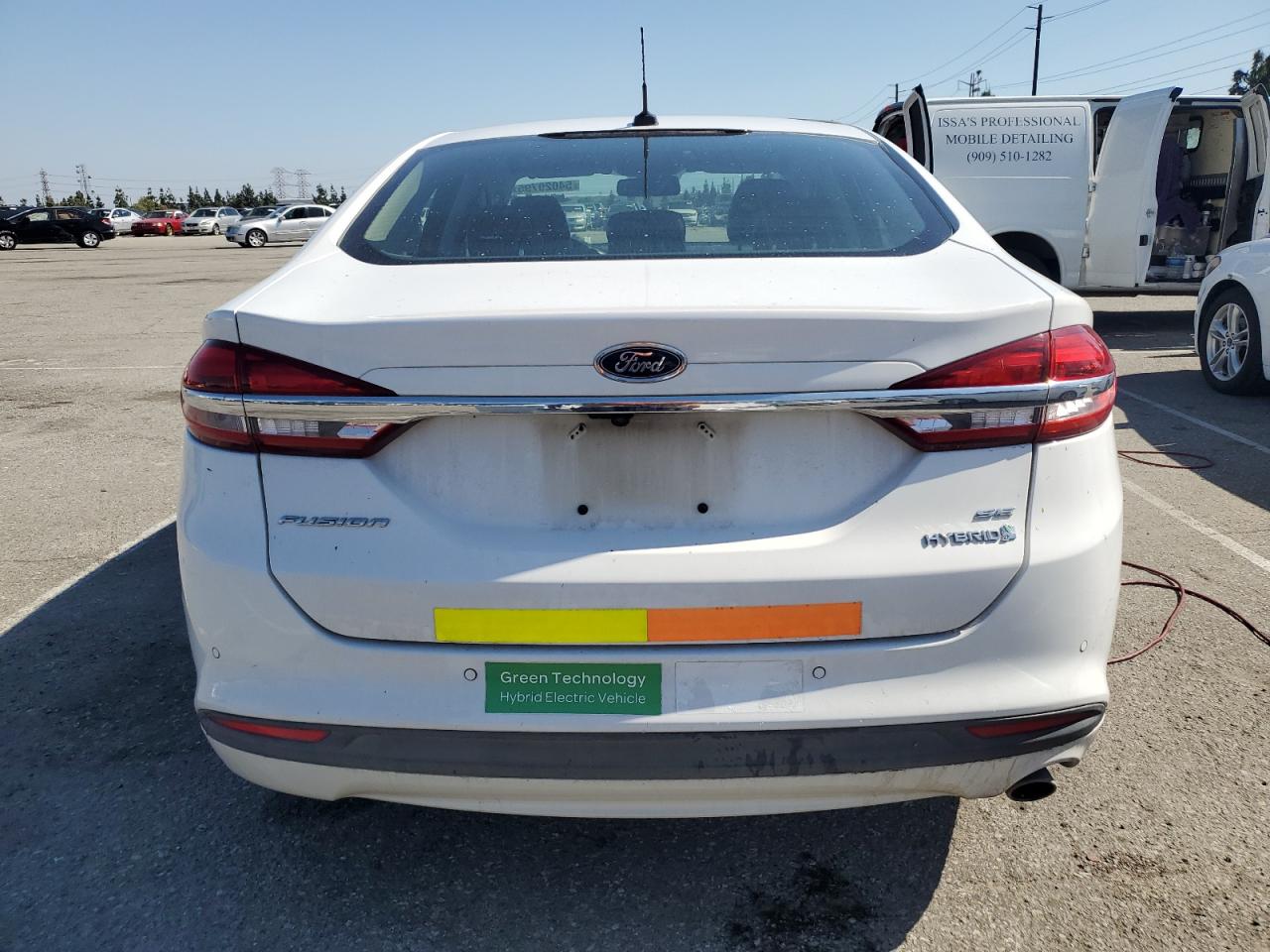 2018 Ford Fusion Se Hybrid VIN: 3FA6P0LU4JR278735 Lot: 54029795